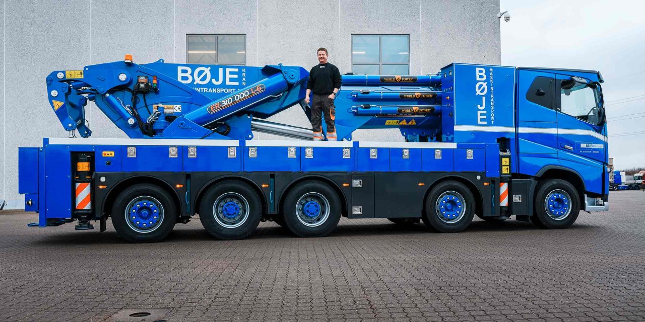 Bøje Kran & Maskintransport A/S opruster med Horsens’ største lastbilkran