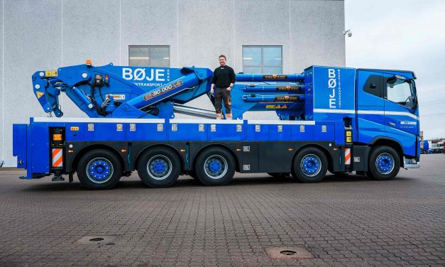 Bøje Kran & Maskintransport A/S opruster med Horsens’ største lastbilkran
